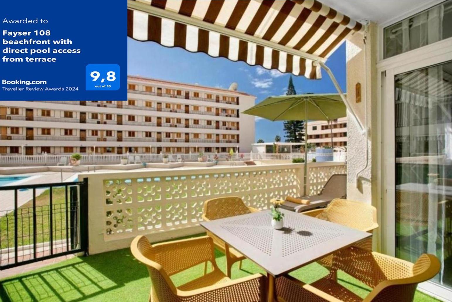 Fayser 108 Beachfront With Direct Pool Access From Terrace Arona  Exterior photo